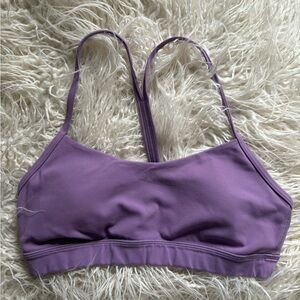 Lululemon Flow Y Bra Nulu Light Support, Wisteria Purple
